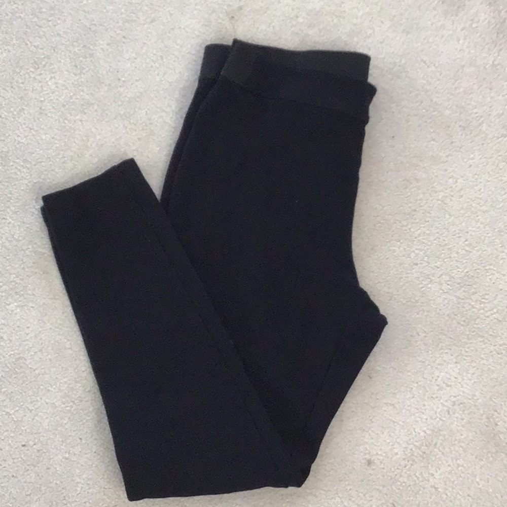 Charter club, black ponte knit pants. Size 14